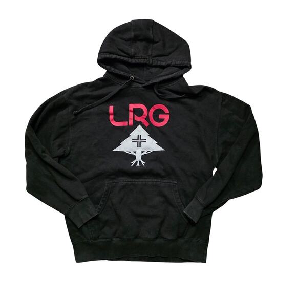 LRG Core Logo Hoodie Pullover Black Men’s L - Picture 1 of 6
